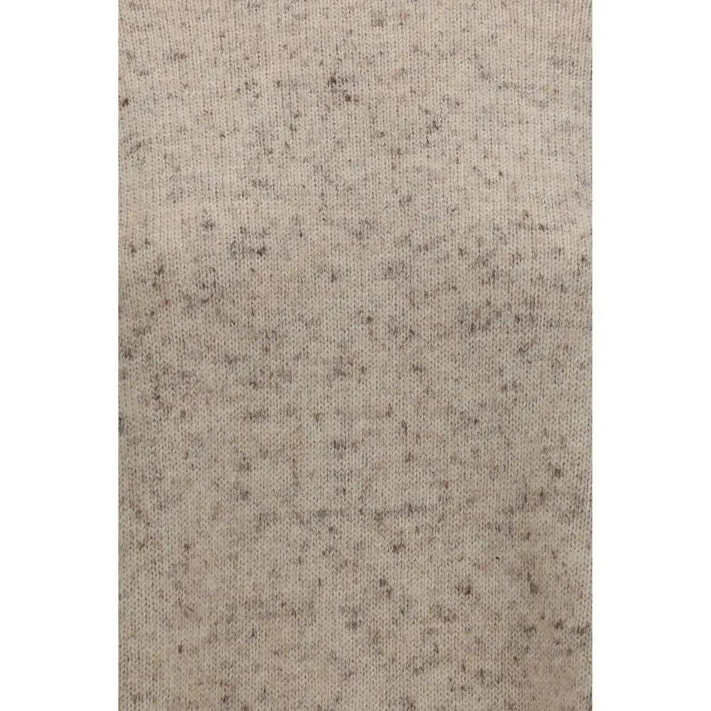 Sweat-shirt Oves Aries en Laine Beige Fabiana Filippi