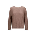 Fabiana Filippi Brown Wool Oves Aries Sweatshirt