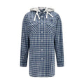Chemise Miu Miu en coton bleu à motif