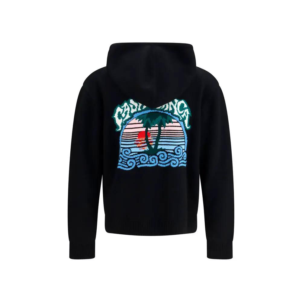 Sweat-shirt Casablanca Black Wool Oves Aries