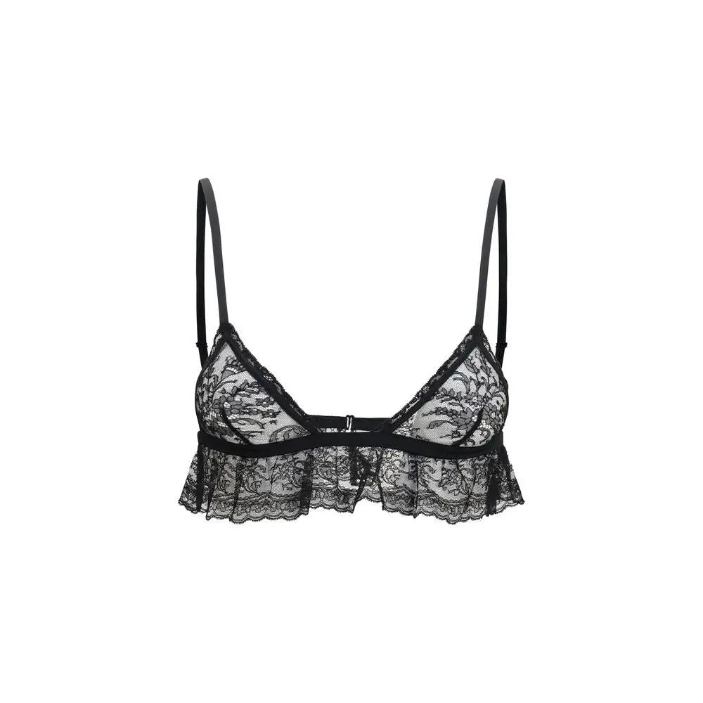 Dolce & Gabbana Black Cotton Bra