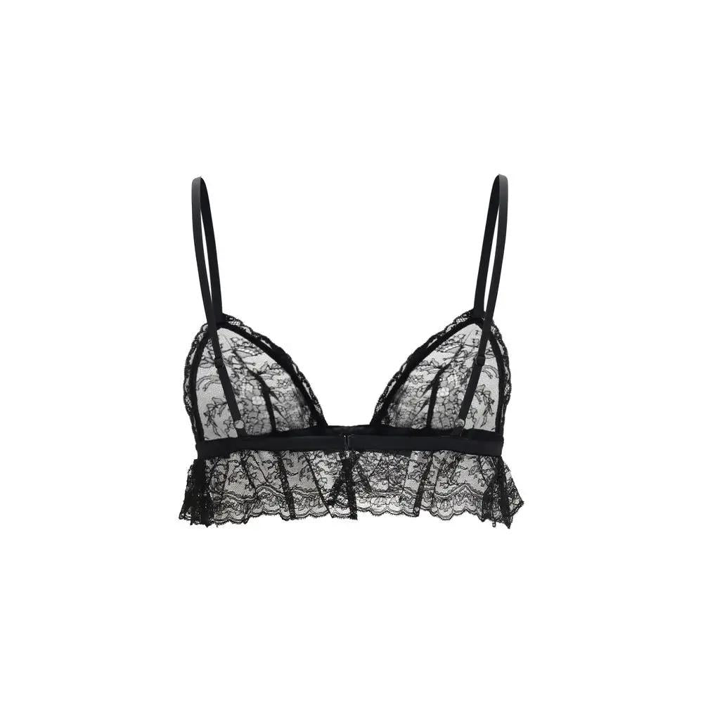 Dolce & Gabbana Black Cotton Bra