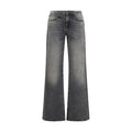 Jeans R13 coupe droite en coton gris