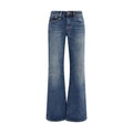 R13 Blue Cotton Straight-Leg Jeans