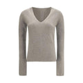 Pull Rick Owens gris en cachemire