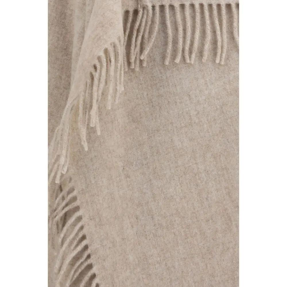 Écharpe Fabiana Filippi en laine beige Oves Aries