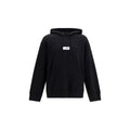 Sweat-shirt en coton noir MM6