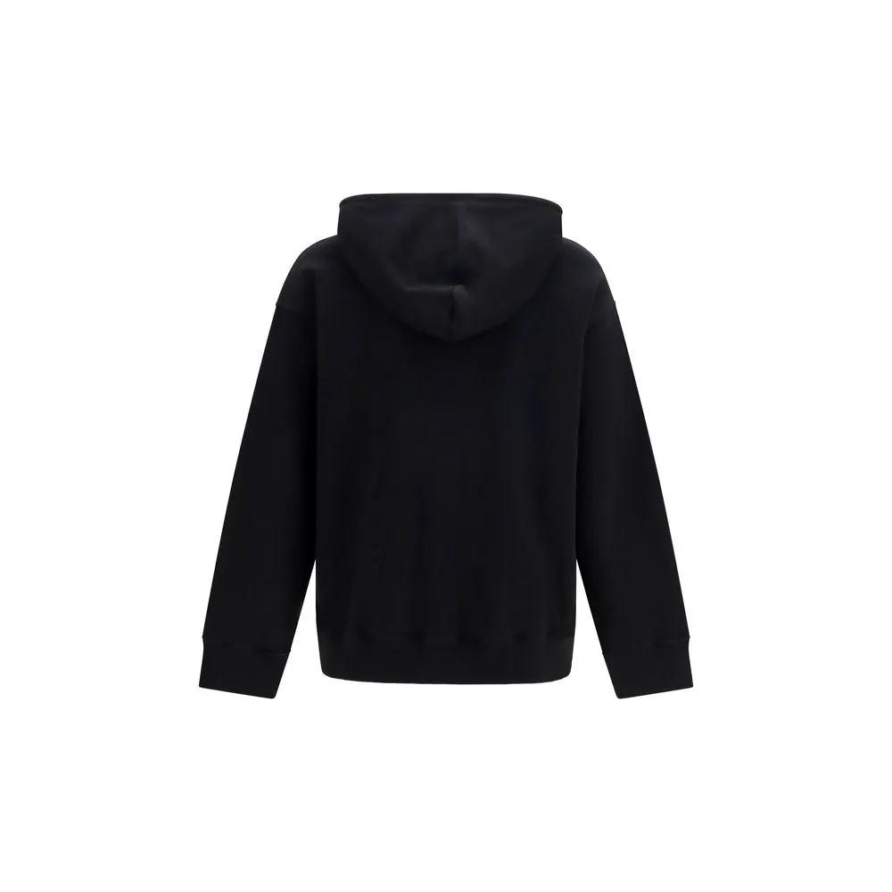 Sweat-shirt en coton noir MM6