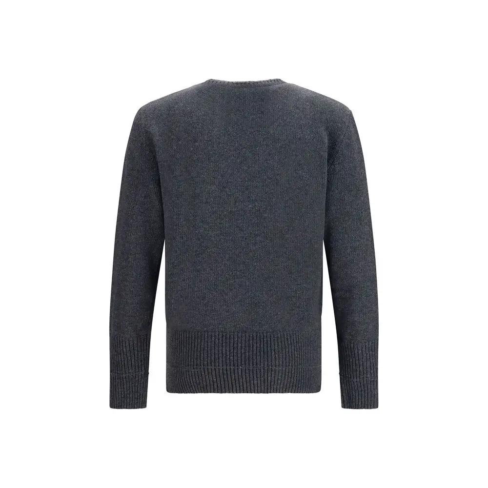 Sweat-shirt Oves Aries en laine grise MM6