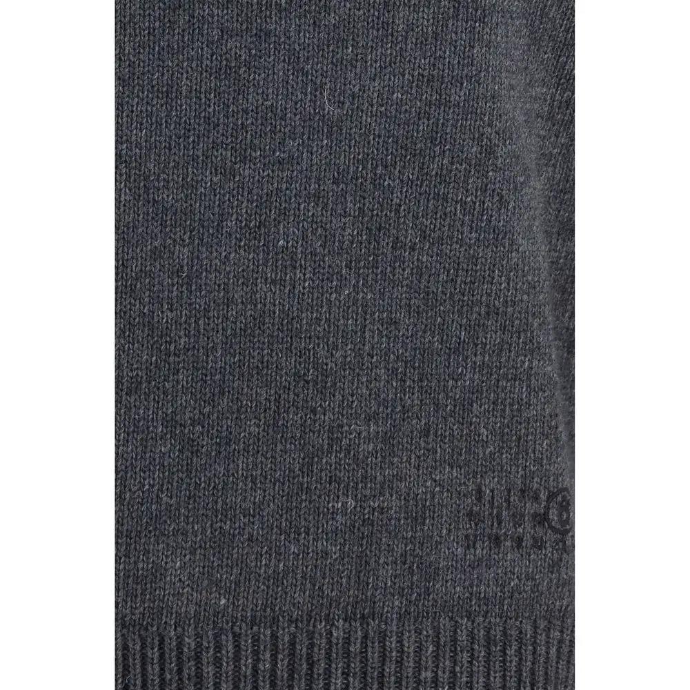 Sweat-shirt Oves Aries en laine grise MM6