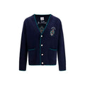 Casablanca Blue Wool Oves Aries Cardigan