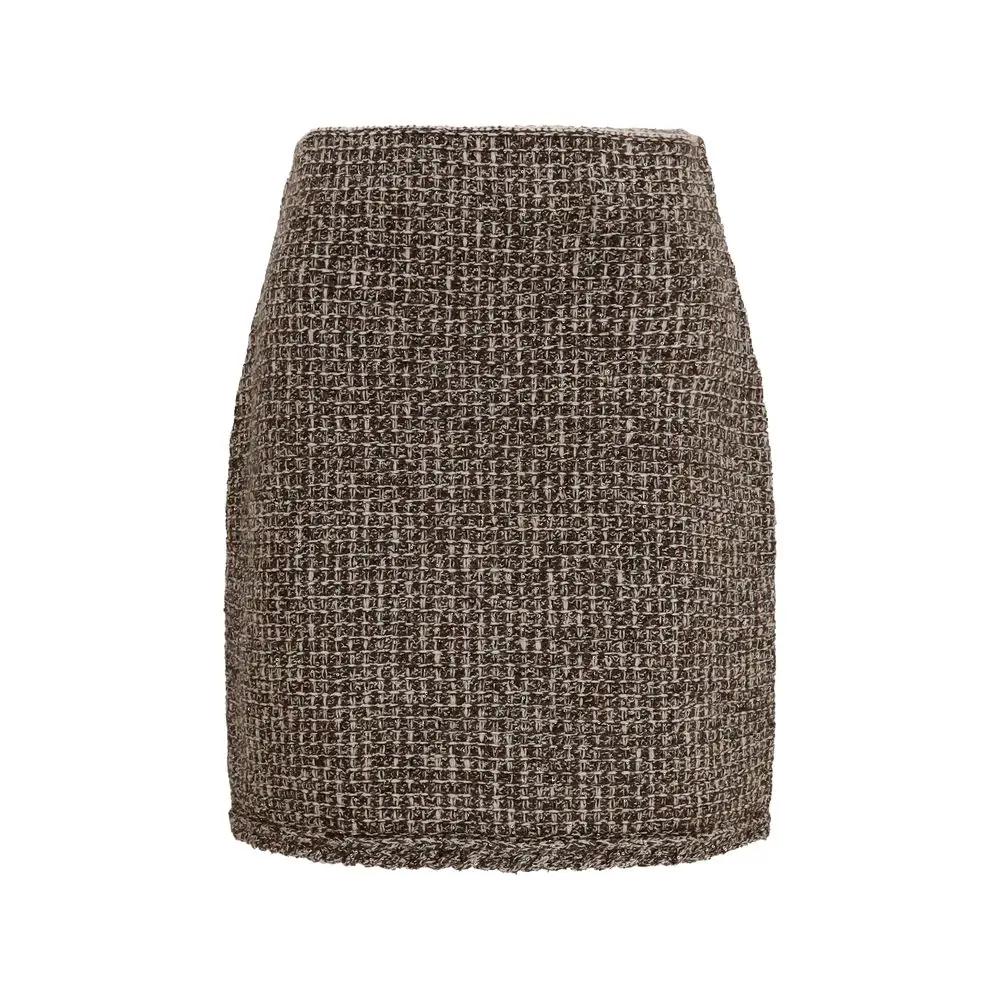 Fabiana Filippi Brown Polyamide Mini Skirt