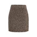Fabiana Filippi Brown Polyamide Mini Skirt