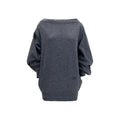 MM6 Gray Wool Oves Aries Casual Dress