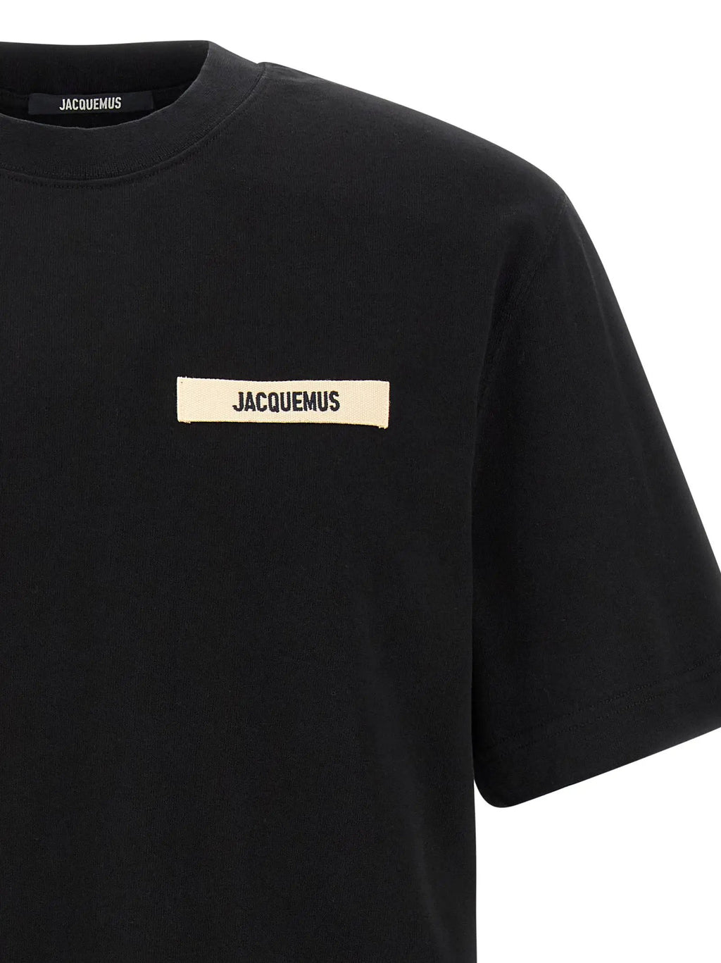 Jacquemus Black Cotton T-Shirt