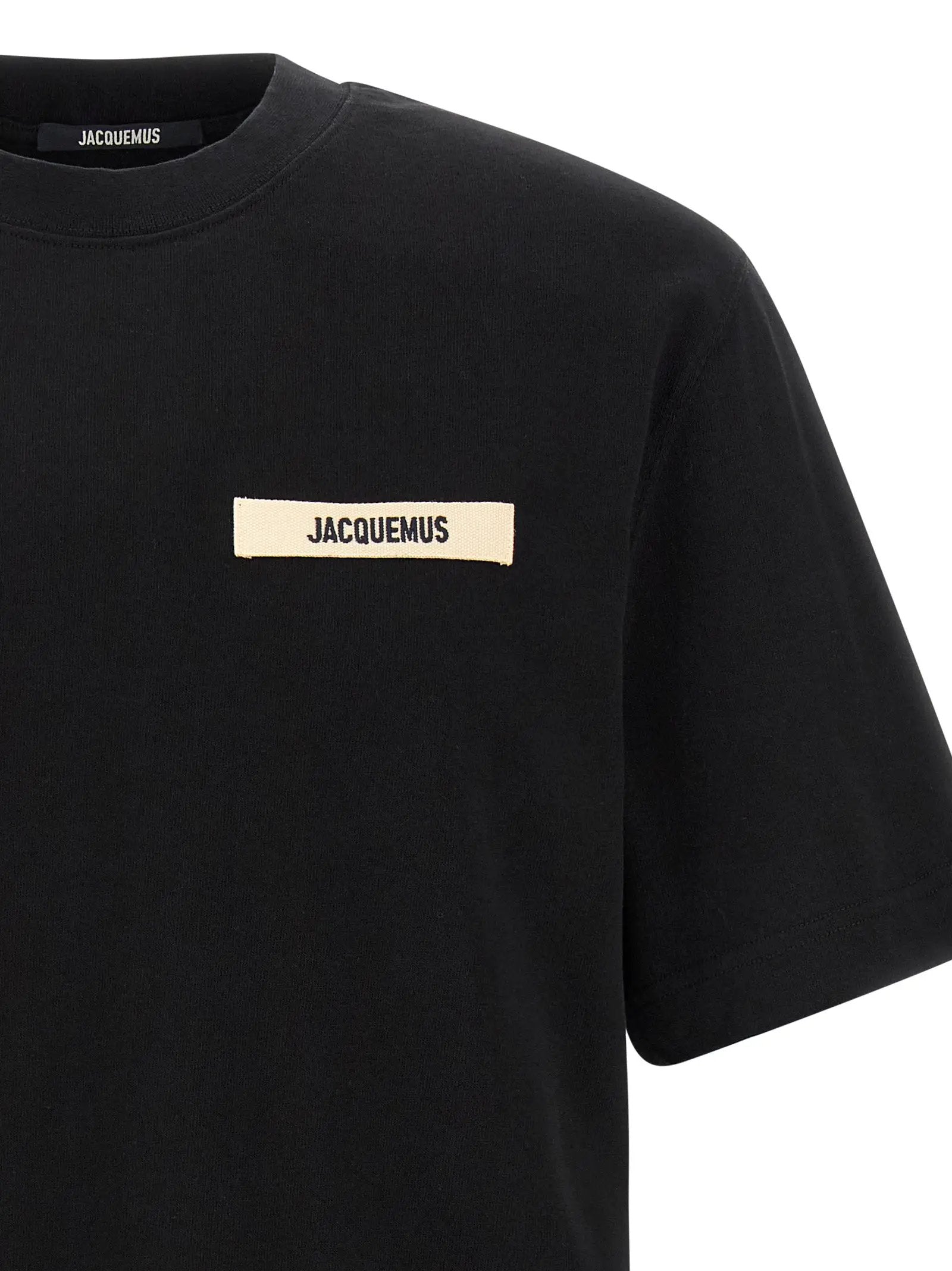 Jacquemus Black Cotton T-Shirt