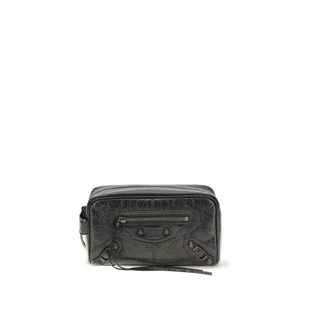 Balenciaga Black Lamb Ovis Aries Aries Wallet