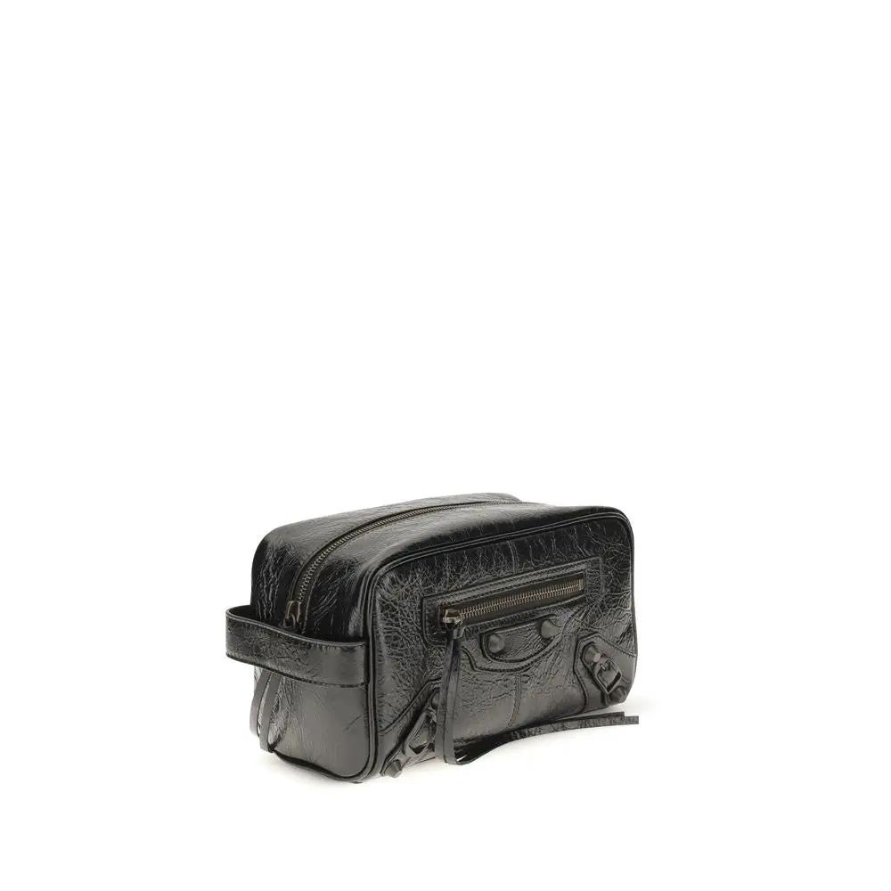 Balenciaga Black Lamb Ovis Aries Aries Wallet