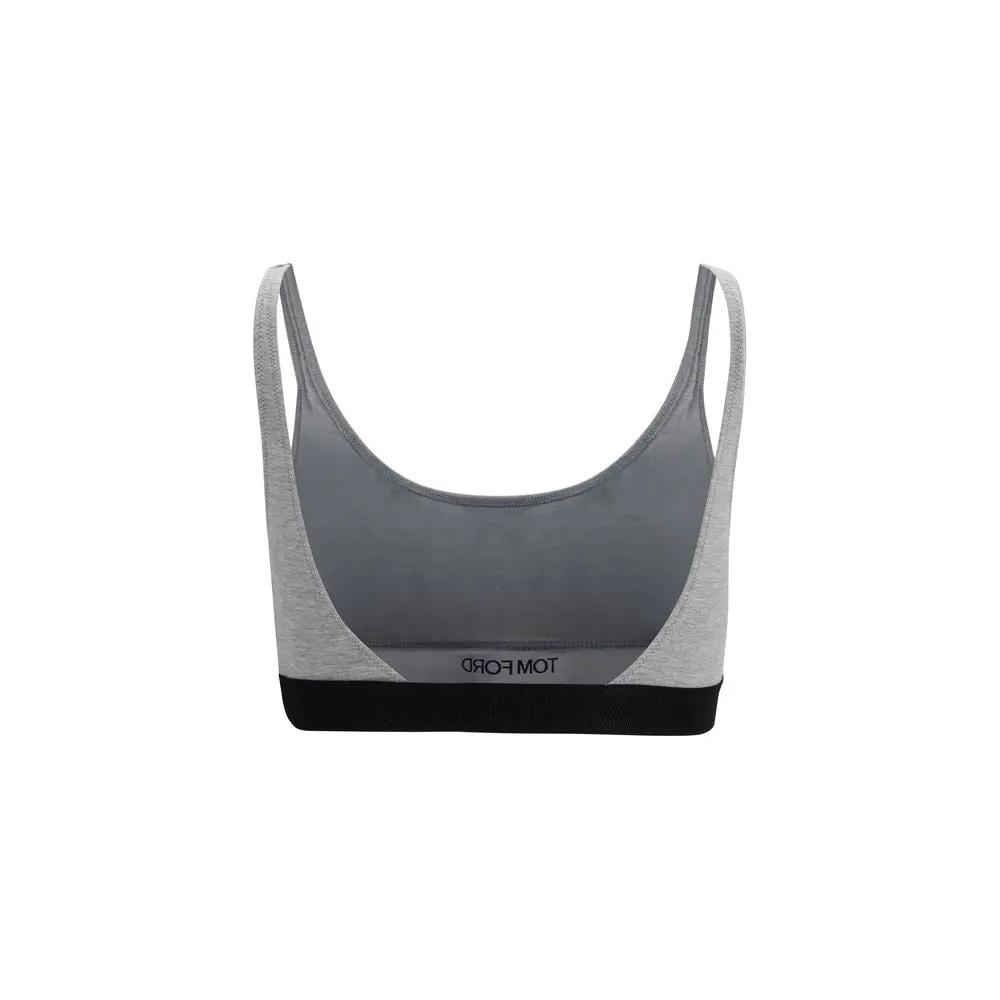 Tom Ford Gray Modal Sport Bra
