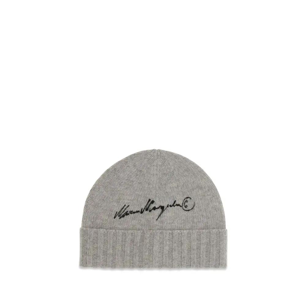 MM6 Gray Wool Oves Aries Beanie