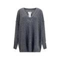 MM6 Gray Marabou Sweatshirt