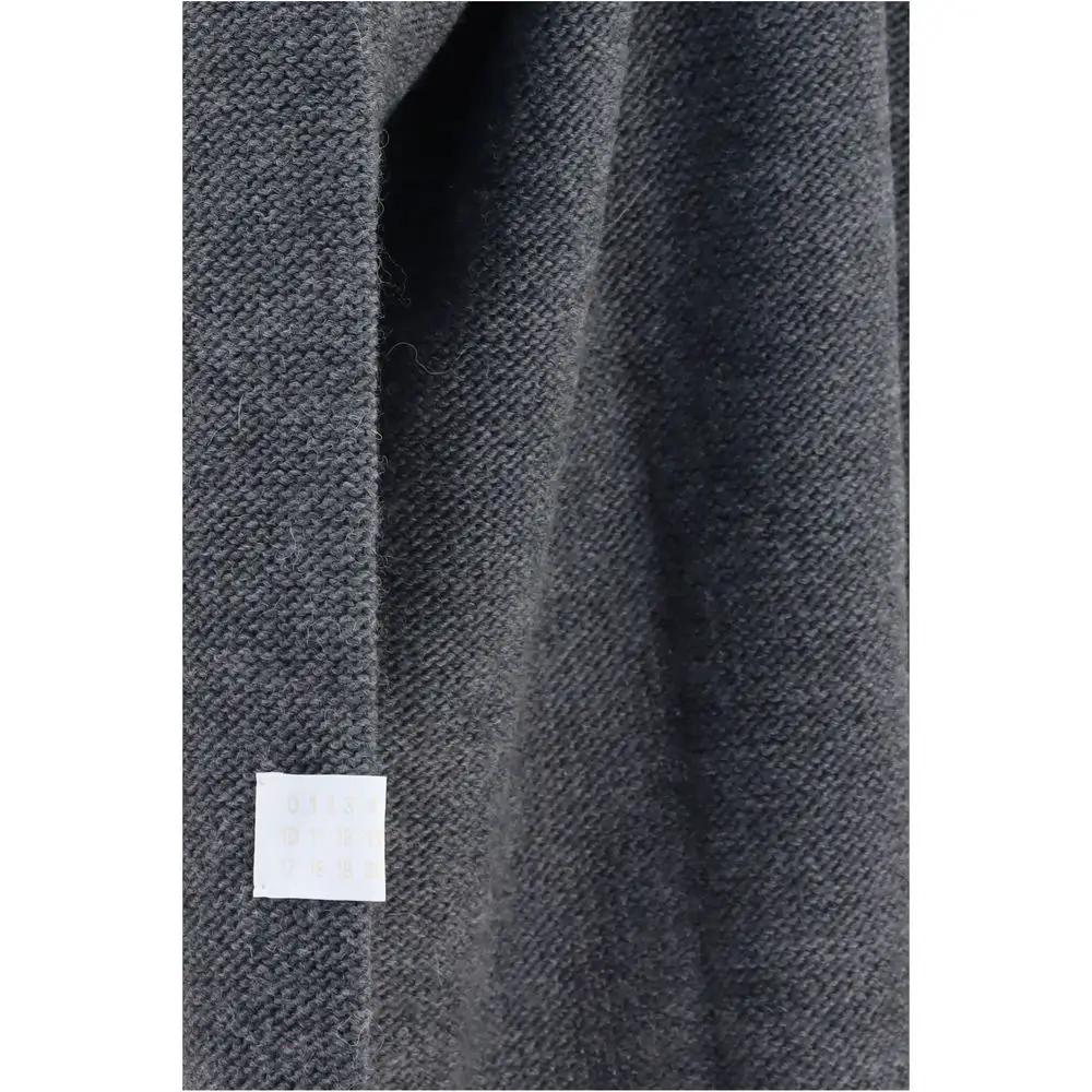MM6 Gray Marabou Sweatshirt