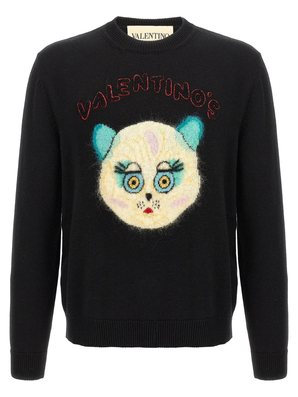 Valentino Garavani Black Cotton Cardigan