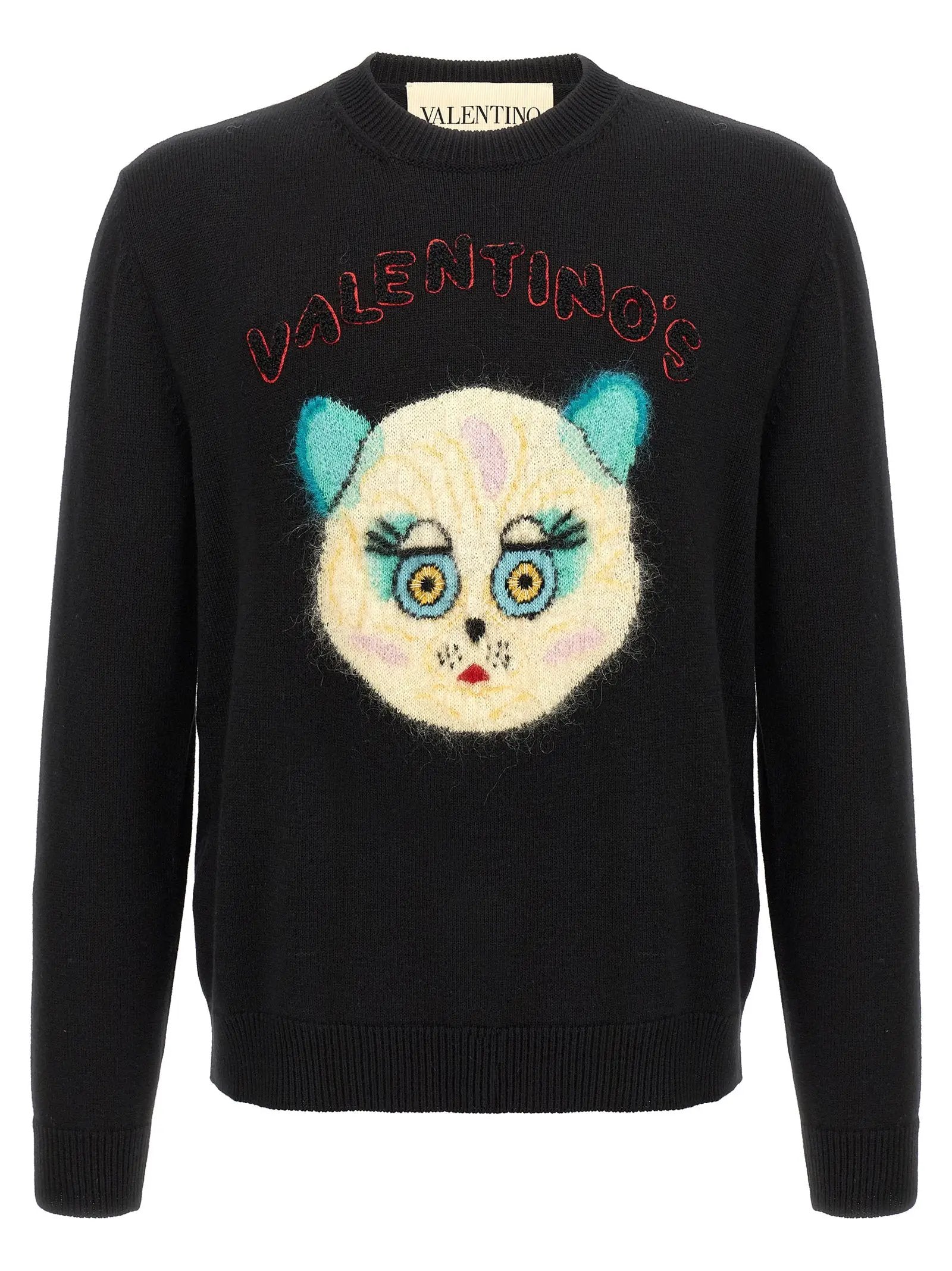 Valentino Garavani Black Cotton Cardigan