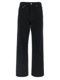 Khaite Black Cotton Jeans Denim