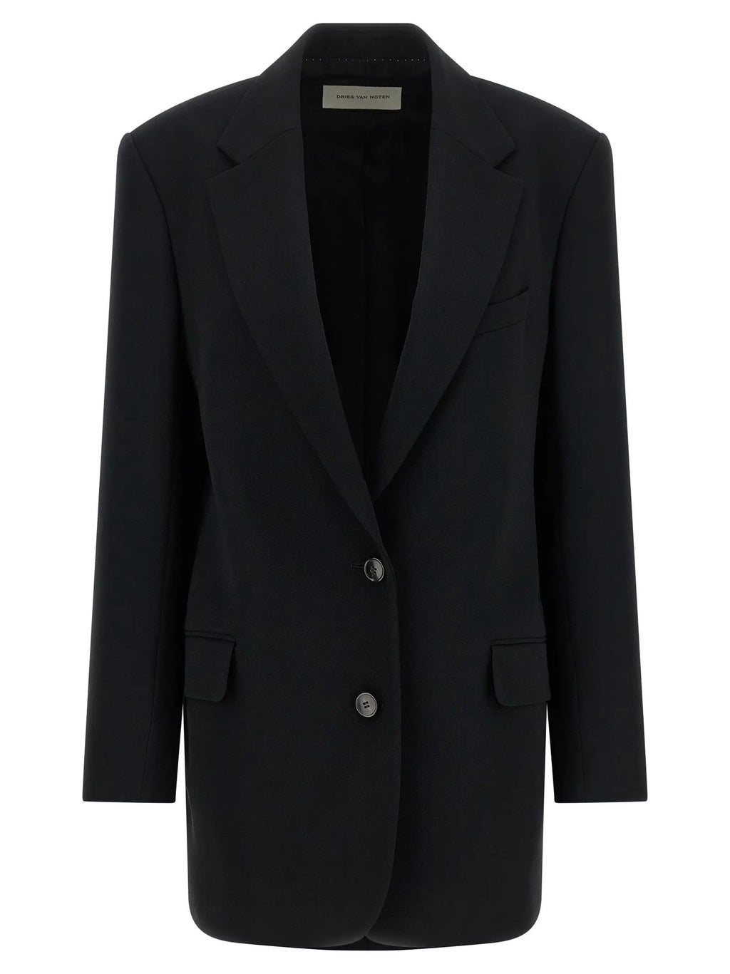 Dries Van Noten Black Polyester Blazer