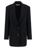 Dries Van Noten Black Polyester Blazer