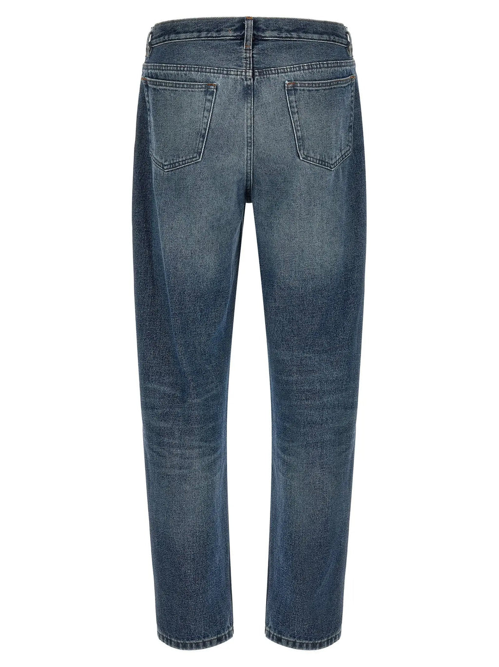A.P.C. Blue Cotton Straight-Leg Jeans