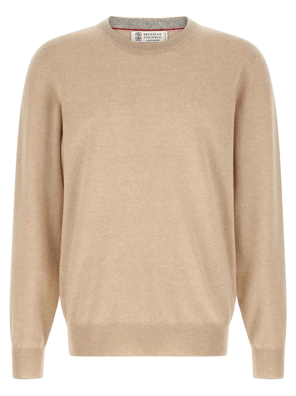 Cardigan Brunello Cucinelli en cachemire beige