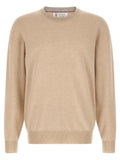 Cardigan Brunello Cucinelli en cachemire beige