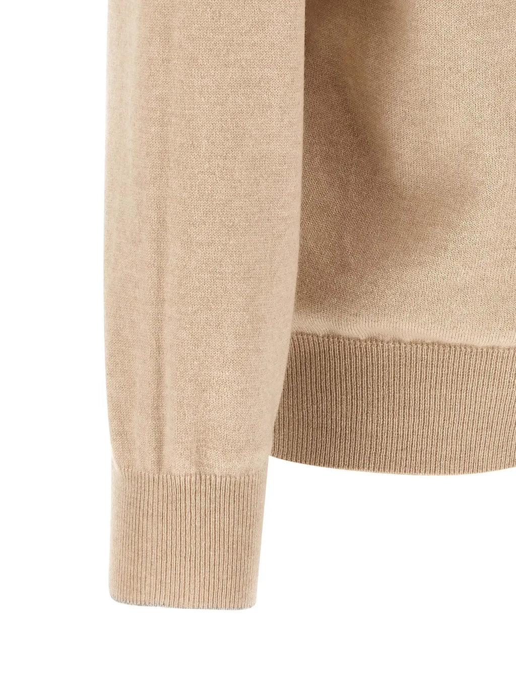 Cardigan Brunello Cucinelli en cachemire beige