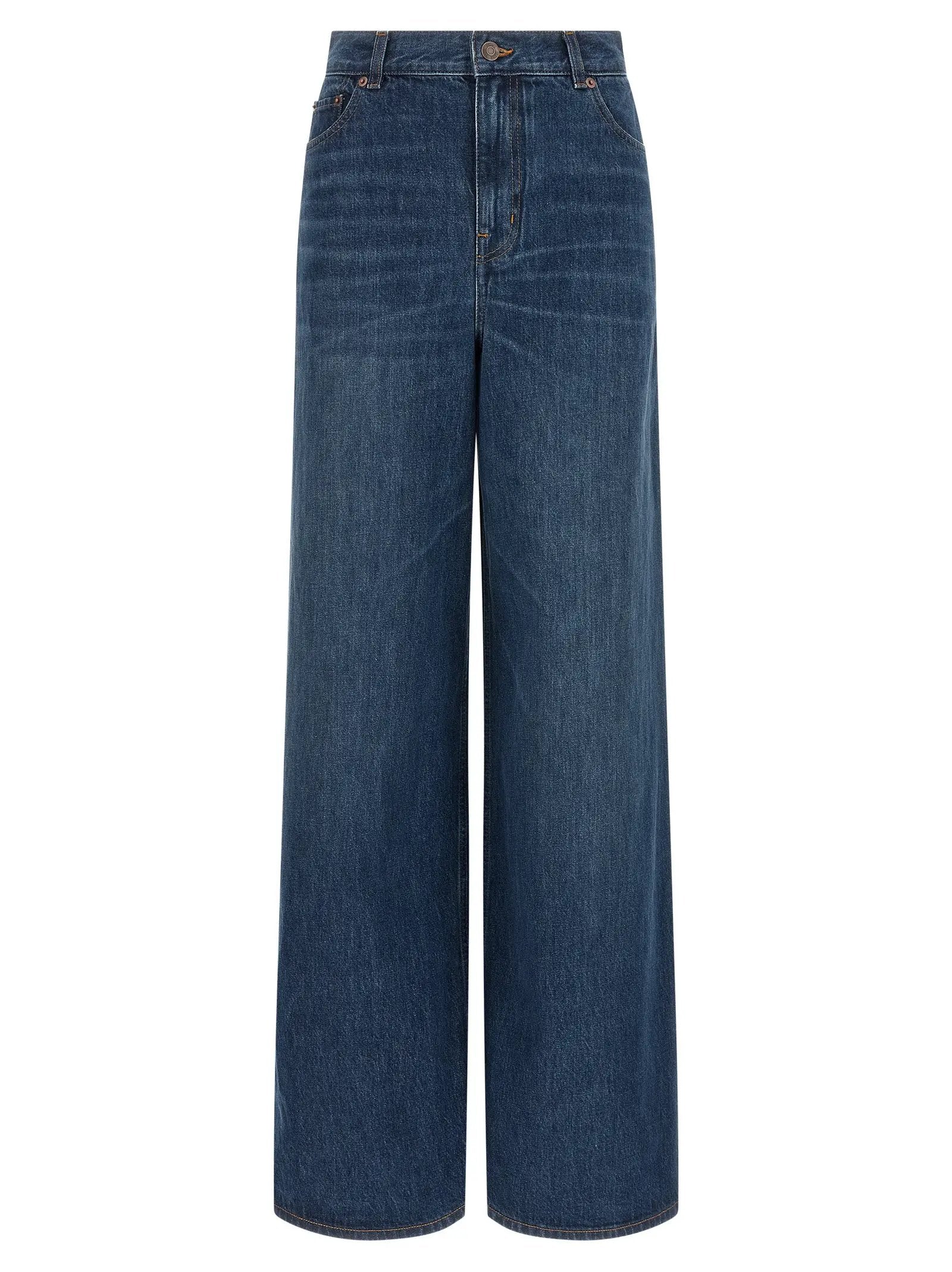 Chloé Blue Cotton Jeans Denim