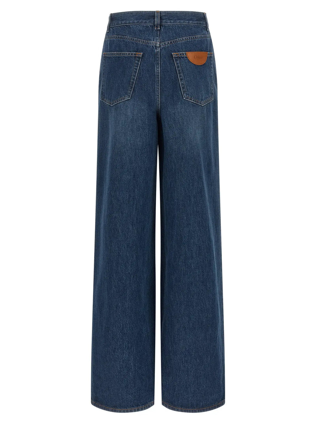 Chloé Blue Cotton Jeans Denim