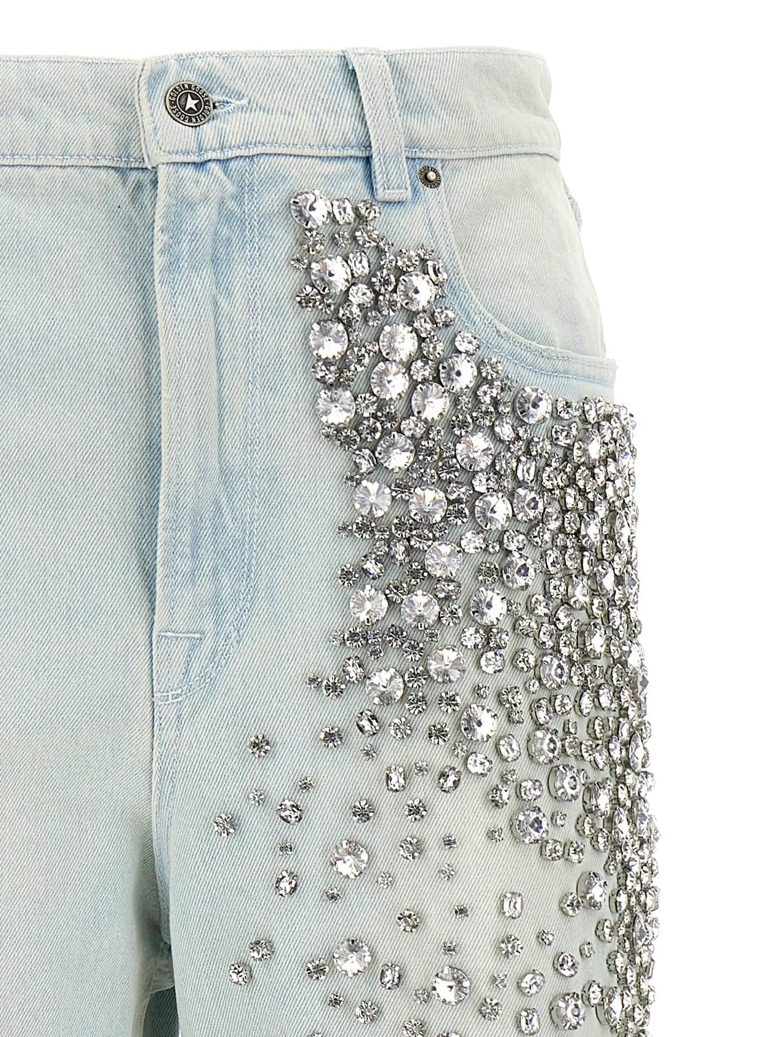 Jean en coton bleu Golden Goose