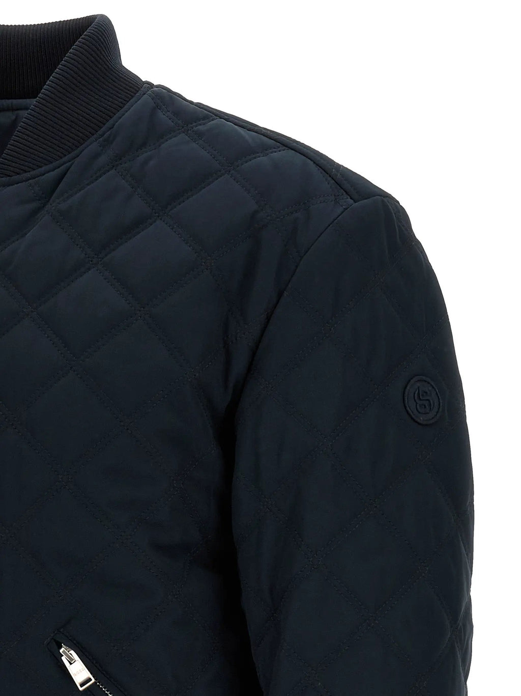 Hugo Boss Blue Polyester Bomber