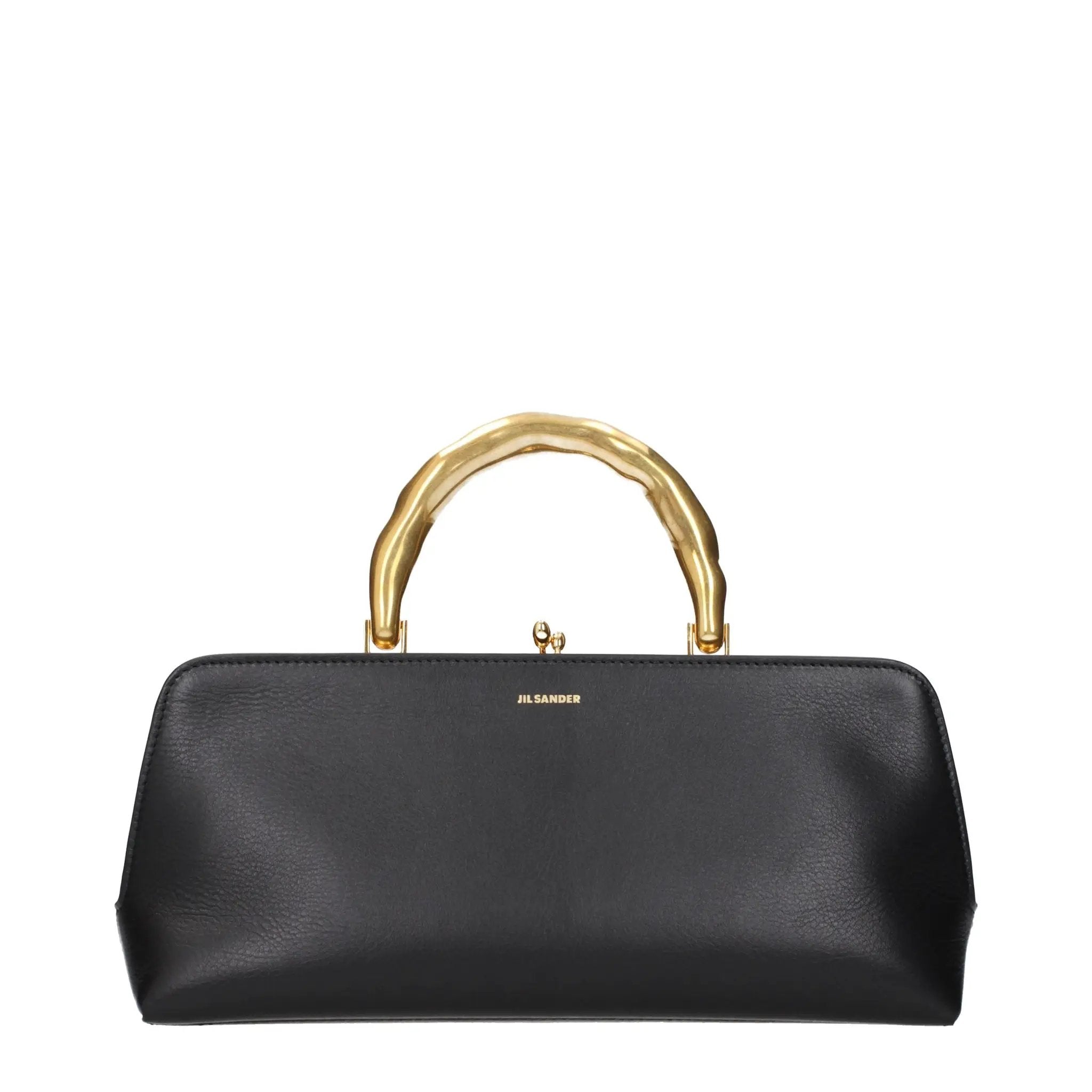Jil Sander Black Leather Handbag