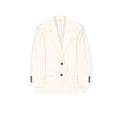 Brunello Cucinelli White Viscose Blazer