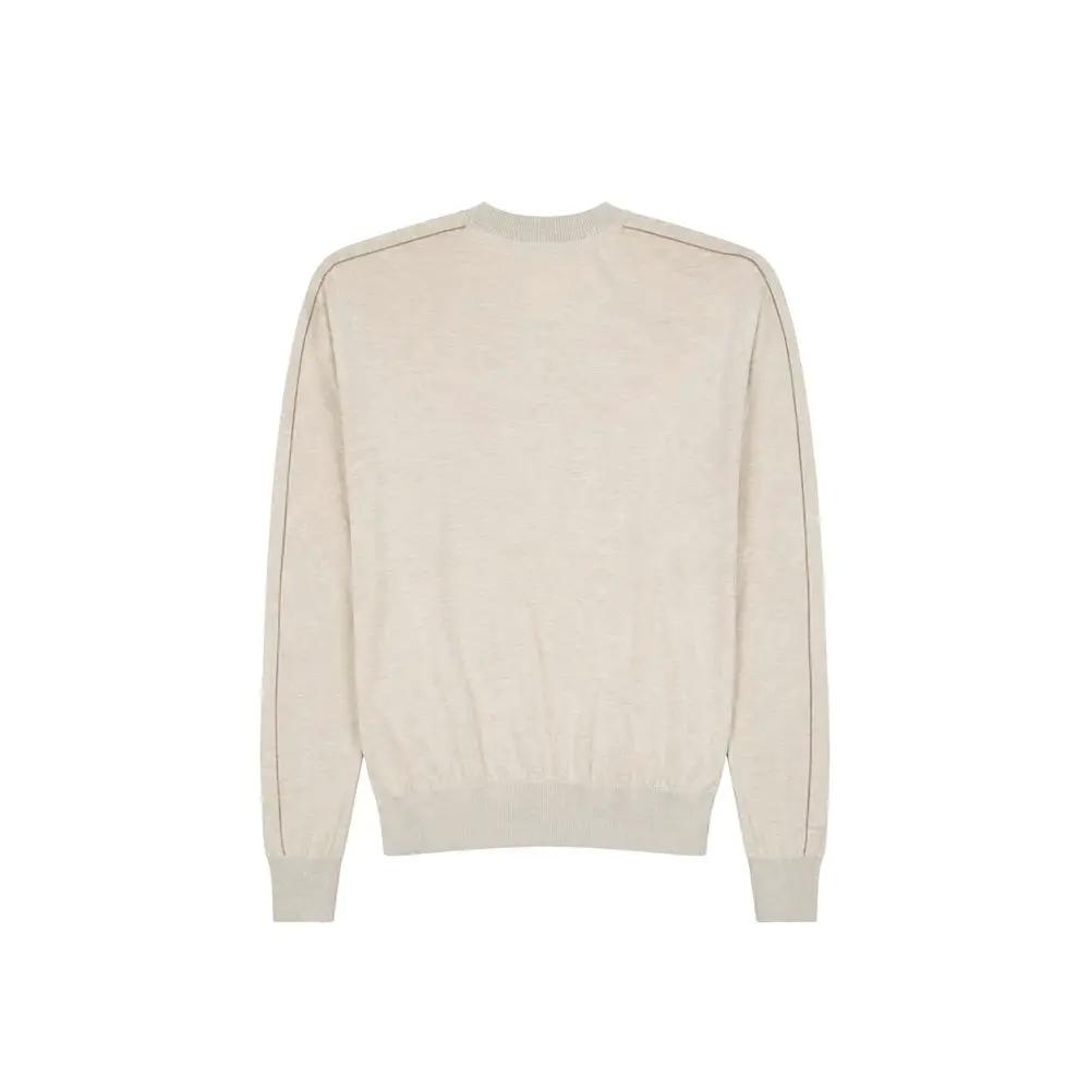 Brunello Cucinelli Brunello Cucinelli Beige Cashmere Sweatshirt