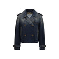 Burberry Blue Cotton Denim Jacket