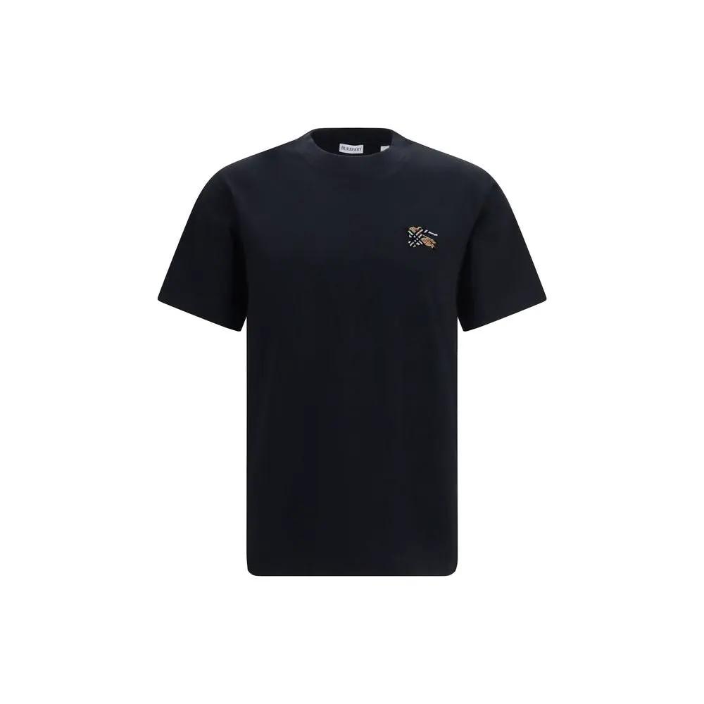 Burberry Black Cotton T-Shirt