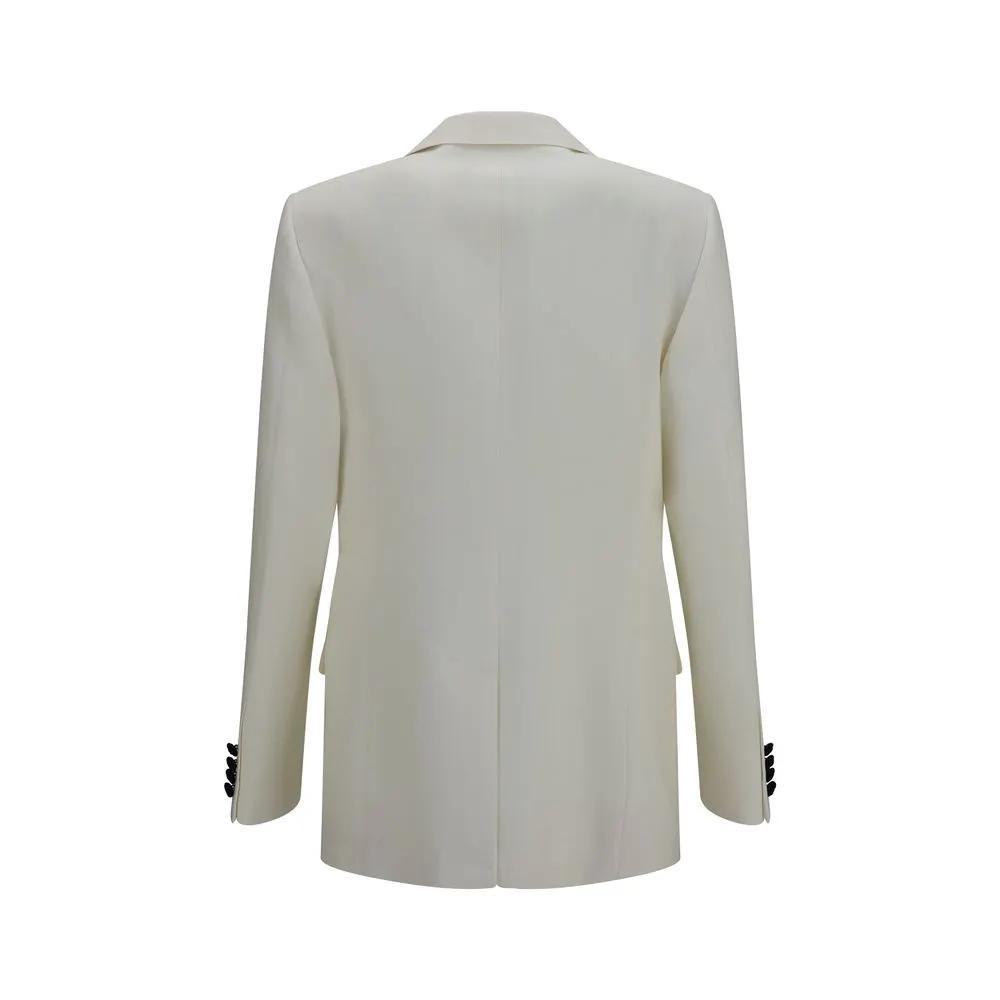 Valentino Garavani White Wool Oves Aries Blazer