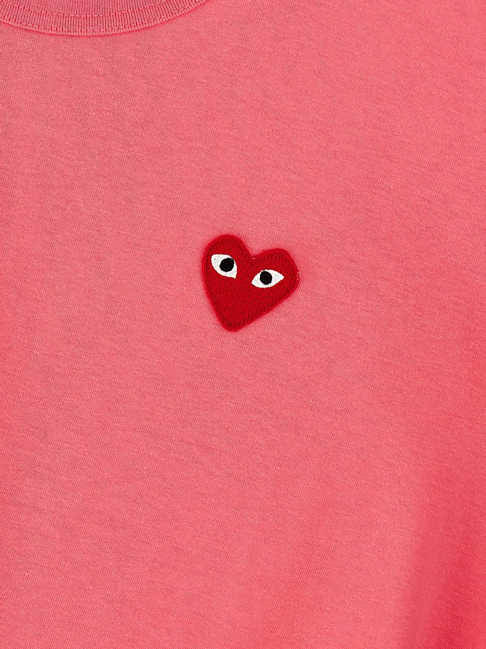 Comme Des Garçons Play Multicolor Cotton T-Shirt