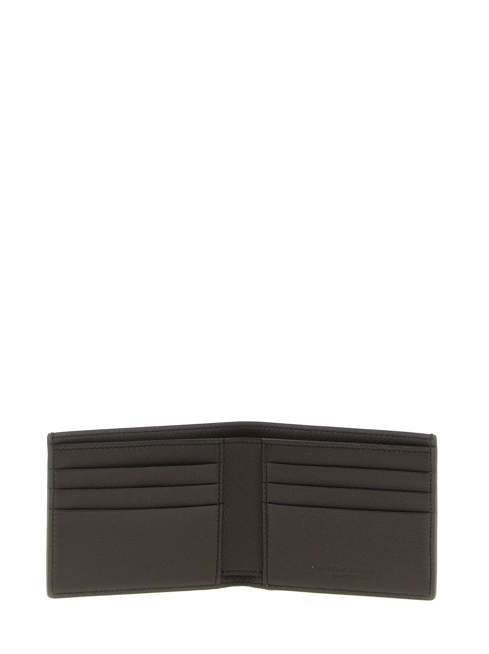 Brunello Cucinelli Brown Calfskin Wallet