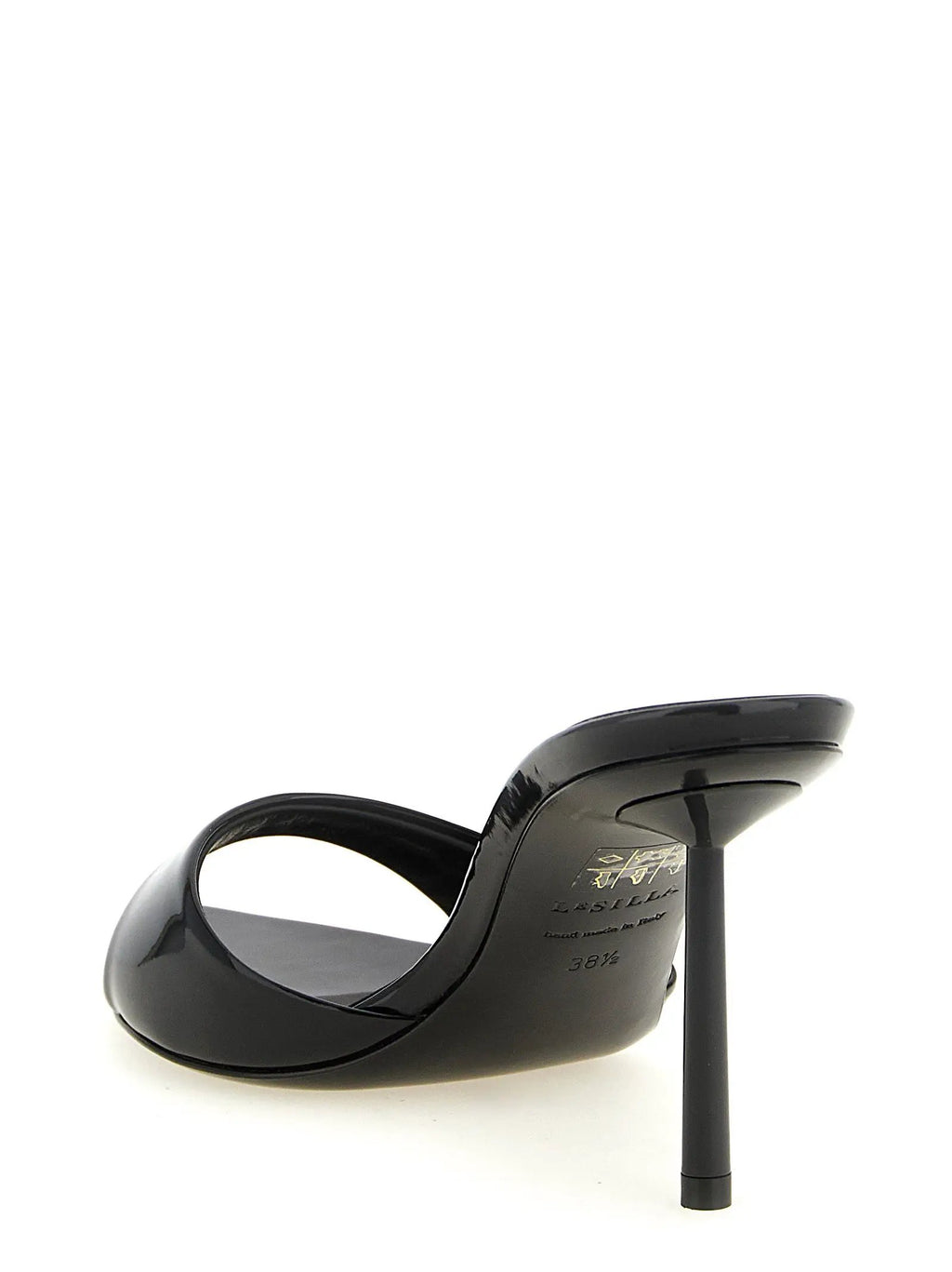 LE SILLA Black Polyethylene Stiletto Heel Sandals
