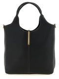 Tod's Black Calfskin Tote Bag
