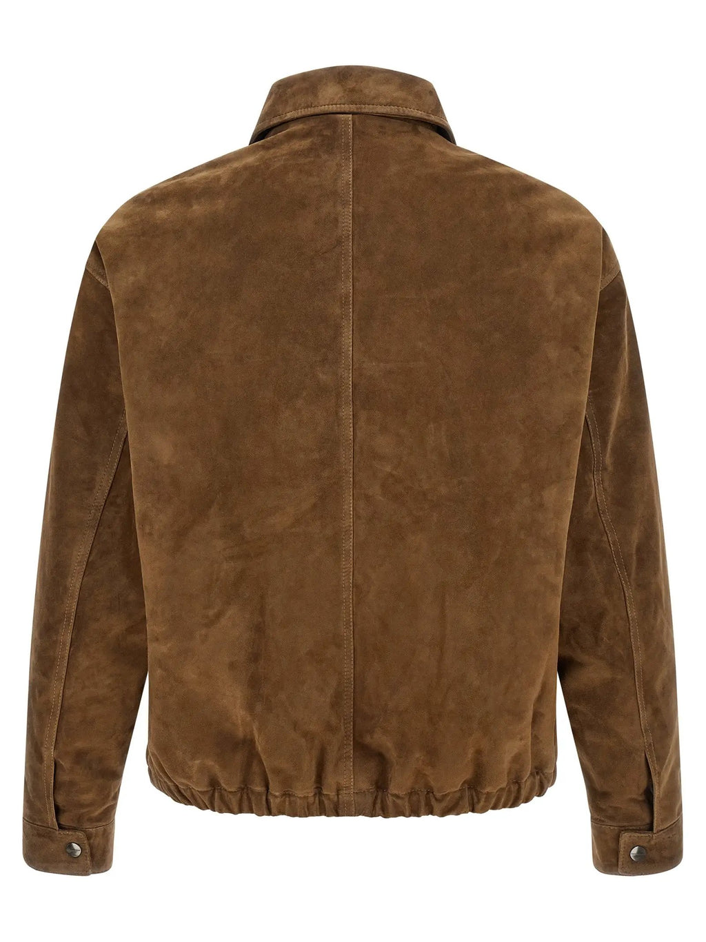 GIORGIO BRATO Brown Calfskin Leather Jacket